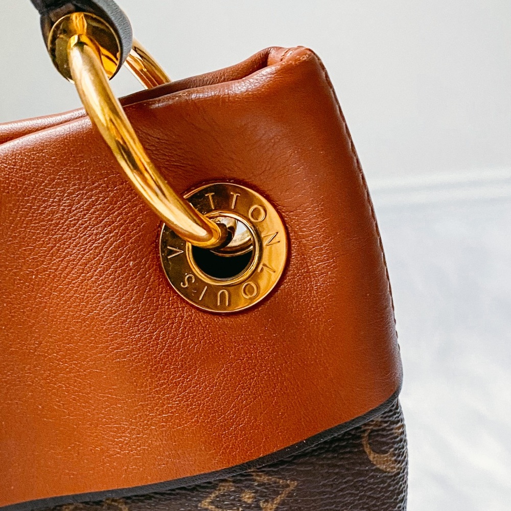 Louis Vuitton Tuileries Hobo Bag .. Caramel, Red - Picture 7 of 12